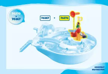 Istruzioni di montaggio Playmobil 70270 - Scivolo acquatico (7)