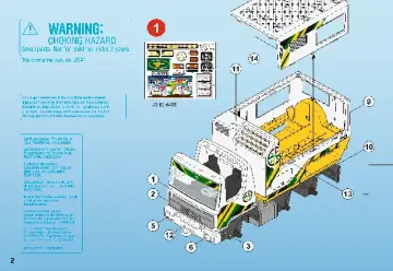 Bouwplannen Playmobil 70278 - Expeditietruck (2)