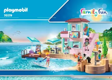 Οδηγίες συναρμολόγησης Playmobil 70279 - Παραθαλάσσιο παγωτατζίδικο (1)