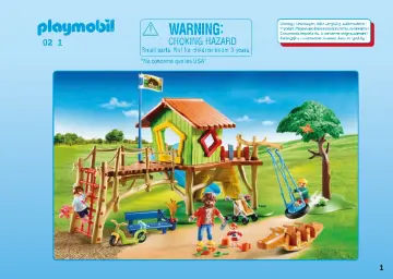 Bouwplannen Playmobil 70281 - Avontuurlijke speeltuin (1)
