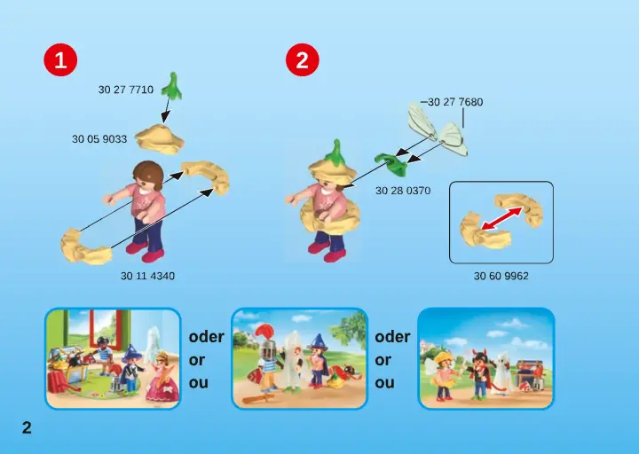 Manual de instruções Playmobil 70283 - Crianças com Disfarces (2)
