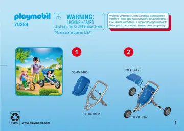 Bouwplannen Playmobil 70284 - Mama met kinderen (1)