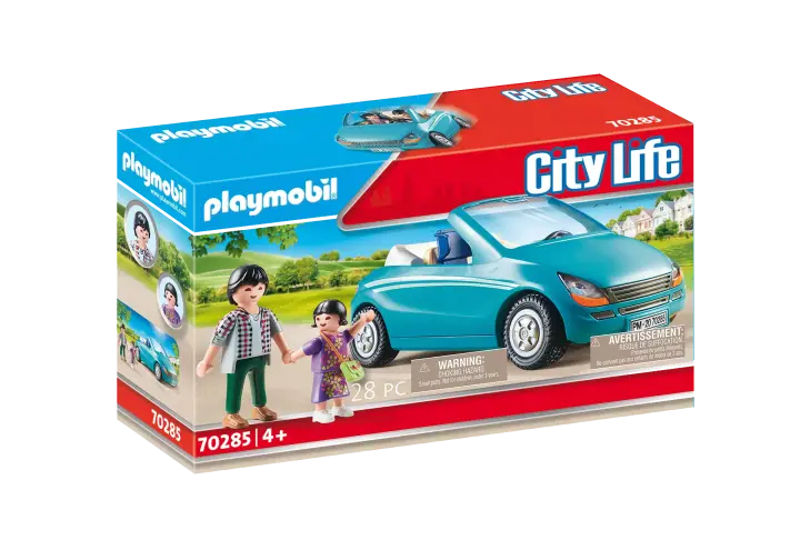 Playmobil 70285 - Papa und Kind mit Cabrio - BOX