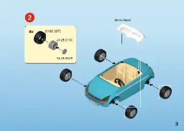 Manual de instruções Playmobil 70285 - Família com Carro (3)