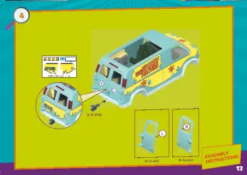 Building instructions Playmobil 70286 - SCOOBY-DOO! Mystery Machine (13)