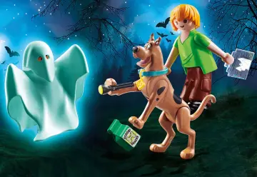 Playmobil 70287 - SCOOBY-DOO! Scooby et Sammy avec fantôme