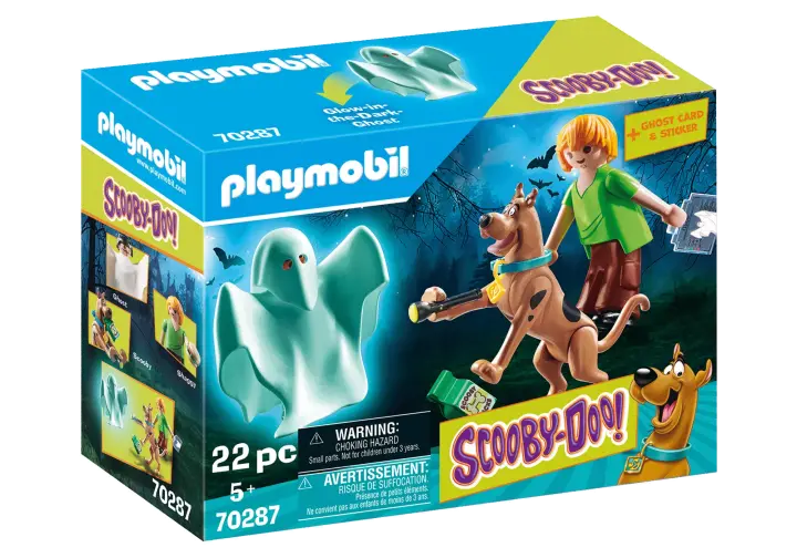 Playmobil 70287 - SCOOBY-DOO! Scooby and Shaggy with Ghost - BOX
