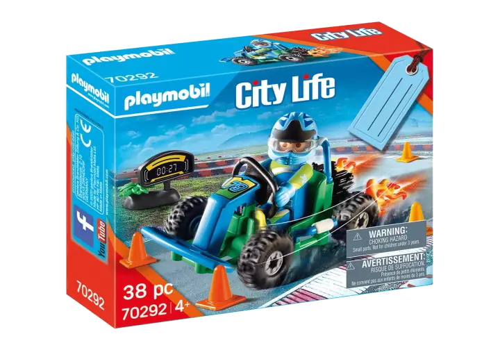 Playmobil 70292 - Gift Set "Οδηγός με Go-Kart" - BOX