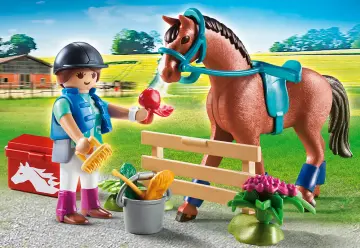 Playmobil 70294 - Gift Set "Φροντίζοντας το άλογο"