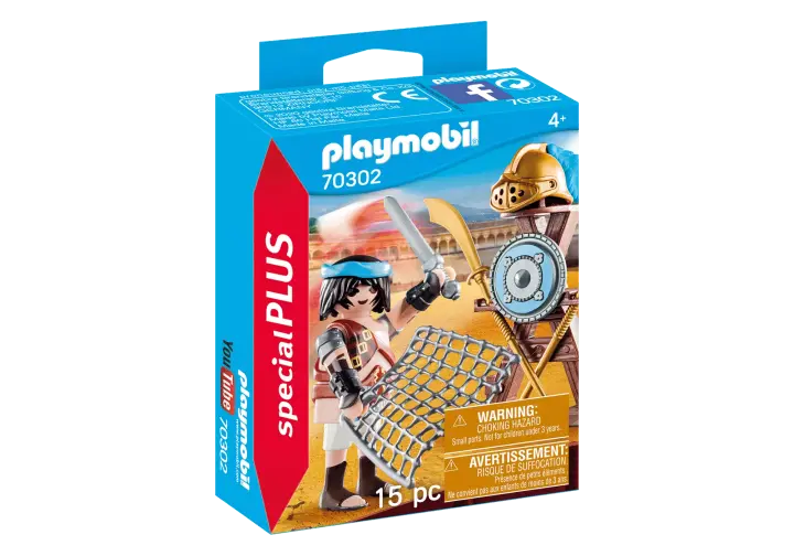 Playmobil 70302 - Gladiateur avec armes - BOX