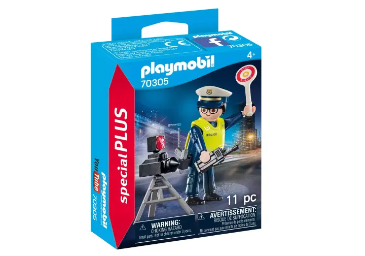 Playmobil 70305 - Polícia com Radar - BOX