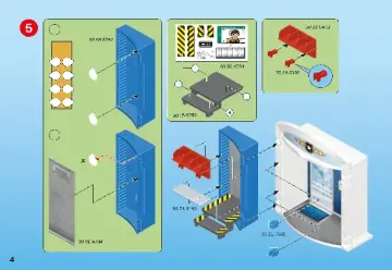 Bauanleitungen Playmobil 70306 - Spielbox "In der Polizeistation" (4)