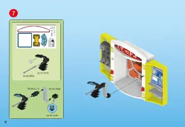 Bauanleitungen Playmobil 70307 - Spielbox "In der Raumstation" (6)