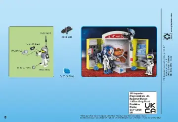 Bauanleitungen Playmobil 70307 - Spielbox "In der Raumstation" (8)