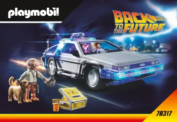 Notices de montage Playmobil 70317 - Retour vers le futur DeLorean (1)