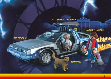 Istruzioni di montaggio Playmobil 70317 - Back to the Future DeLorean (3)