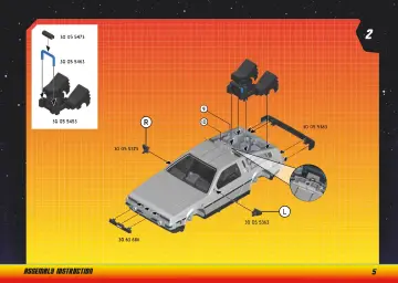 Istruzioni di montaggio Playmobil 70317 - Back to the Future DeLorean (5)