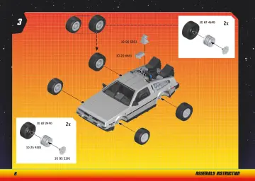 Bouwplannen Playmobil 70317 - Back to the Future DeLorean (6)