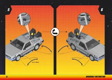 Manual de instruções Playmobil 70317 - Back to the Future DeLorean (8)