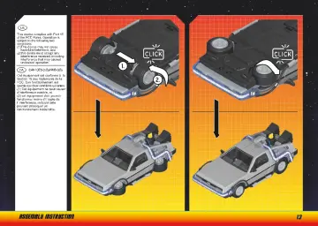 Manual de instruções Playmobil 70317 - Back to the Future DeLorean (13)