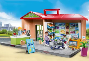 Playmobil 70320 - Take Along Grocery Store