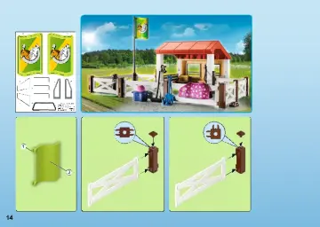 Notices de montage Playmobil 70325 - Ferme équestre avec remorque (14)