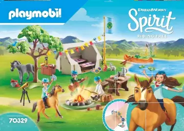 Bauanleitungen Playmobil 70329 - Sommercamp (1)