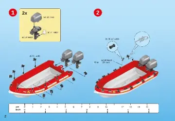 Οδηγίες συναρμολόγησης Playmobil 70335 - Πυροσβεστικό σκάφος και ελικόπτερο (2)