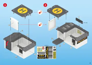 Bauanleitungen Playmobil 70338 - Große Mitnehm-SEK-Zentrale (2)