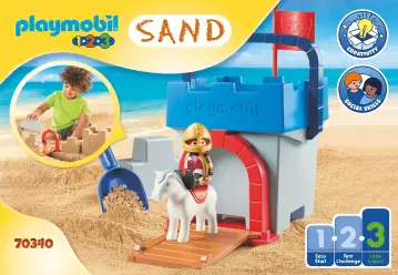 Bouwplannen Playmobil 70340 - Zandkasteel (1)