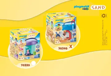 Bauanleitungen Playmobil 70340 - Kreativset "Sandburg" (16)