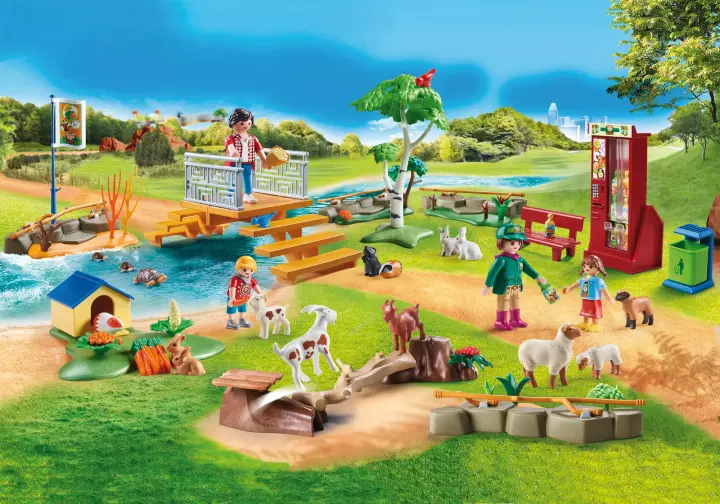 Playmobil 70342 - Ζωολογικός Κήπος με ήμερα ζωάκια