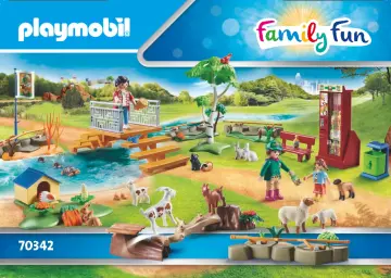 Οδηγίες συναρμολόγησης Playmobil 70342 - Ζωολογικός Κήπος με ήμερα ζωάκια (1)