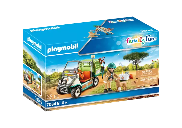 Playmobil 70346 - Κτηνίατρος με όχημα Ζωολογικού Κήπου - BOX