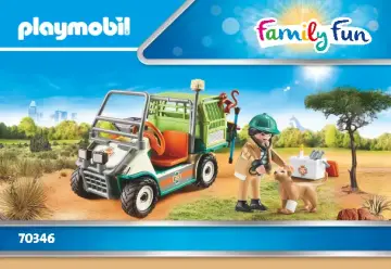 Οδηγίες συναρμολόγησης Playmobil 70346 - Κτηνίατρος με όχημα Ζωολογικού Κήπου (1)