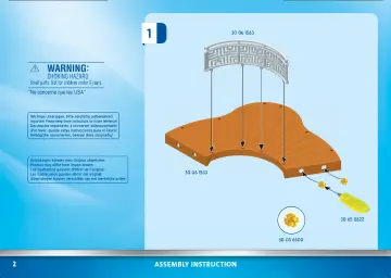 Οδηγίες συναρμολόγησης Playmobil 70348 - Επέκταση εξέδρας Μεγάλου Ζωολογικού Κήπου (2)
