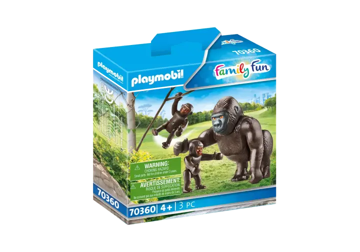 Playmobil 70360 - Οικογένεια από γορίλλες - BOX