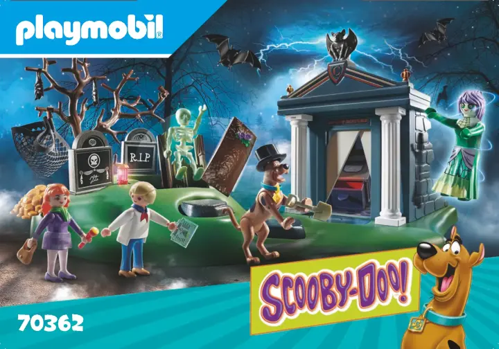 Manuales de instrucciones Playmobil 70362 - SCOOBY-DOO Aventura en el Cementerio (1)