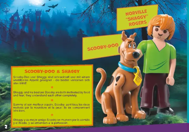 Manual de instruções Playmobil 70363 - SCOOBY-DOO Cena com Shaggy (2)