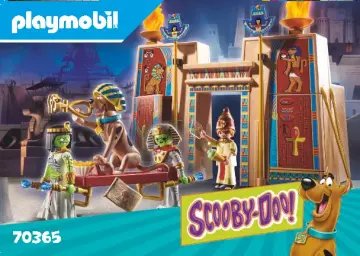 Bouwplannen Playmobil 70365 - SCOOBY-DOO! In Egypte (1)