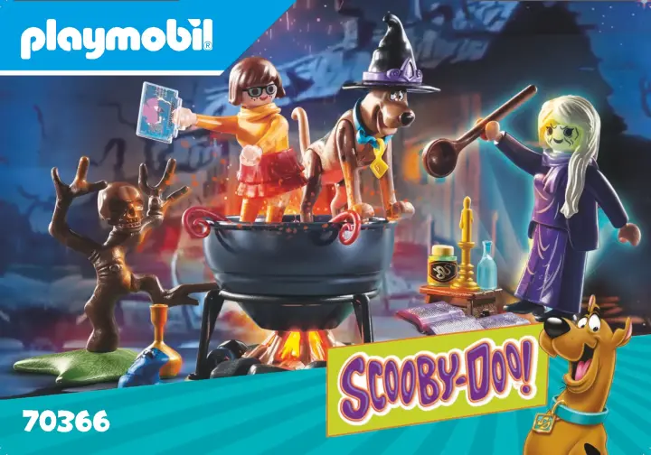 Bauanleitungen Playmobil 70366 - SCOOBY-DOO! Abenteuer im Hexenkessel (1)