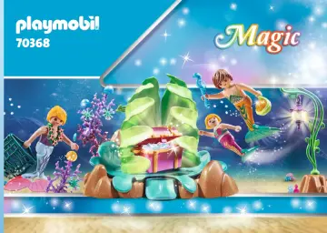 Οδηγίες συναρμολόγησης Playmobil 70368 - Γοργόνες στην υποβρύχια σάλα τους (1)