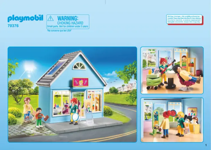 Οδηγίες συναρμολόγησης Playmobil 70376 - My pretty Play-Hair Salon (1)
