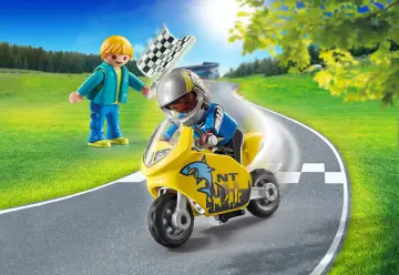 Playmobil 70380 - Boys with Motorcycle