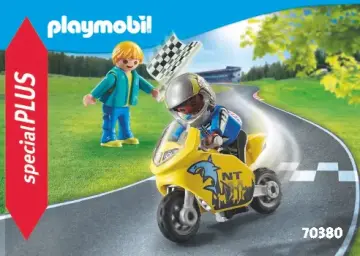 Bouwplannen Playmobil 70380 - Jongens met motor (1)