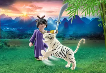 Playmobil 70382 - Lutadora asiática com tigre