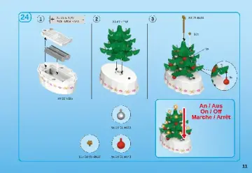 Bygganvisningar Playmobil 70383 - Jumbo adventskalender - Familiejul (11)