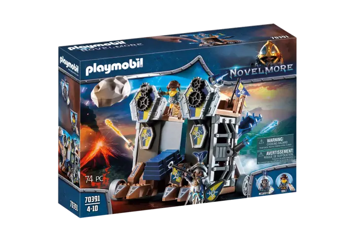 Playmobil 70391 - Tour d'attaque mobile des chevaliers Novelmore - BOX