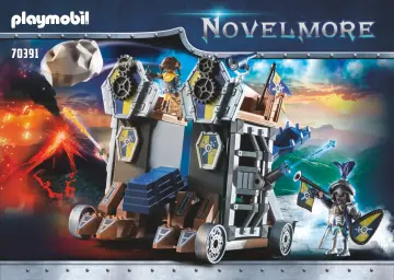 Istruzioni di montaggio Playmobil 70391 - Catapulta mobile di Novelmore (1)