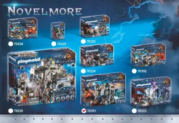 Notices de montage Playmobil 70391 - Tour d'attaque mobile des chevaliers Novelmore (11)